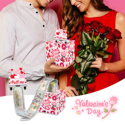 Valentines Day Surprise Box Explosion Gift Creating The Most Interactive Envelope Bounce Creative Diy Folding Paper Money Box