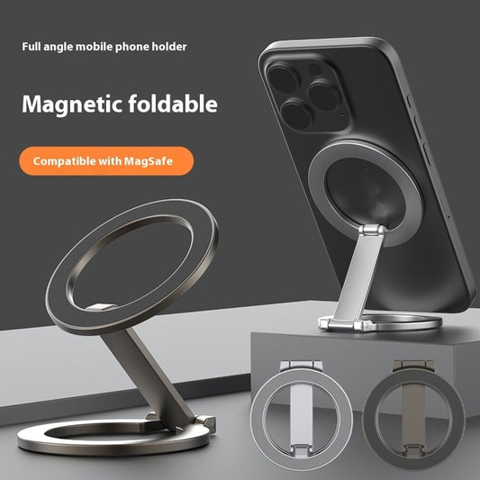 Multi-functional Fastened Ring Desktop Stand Full Metal Bracket